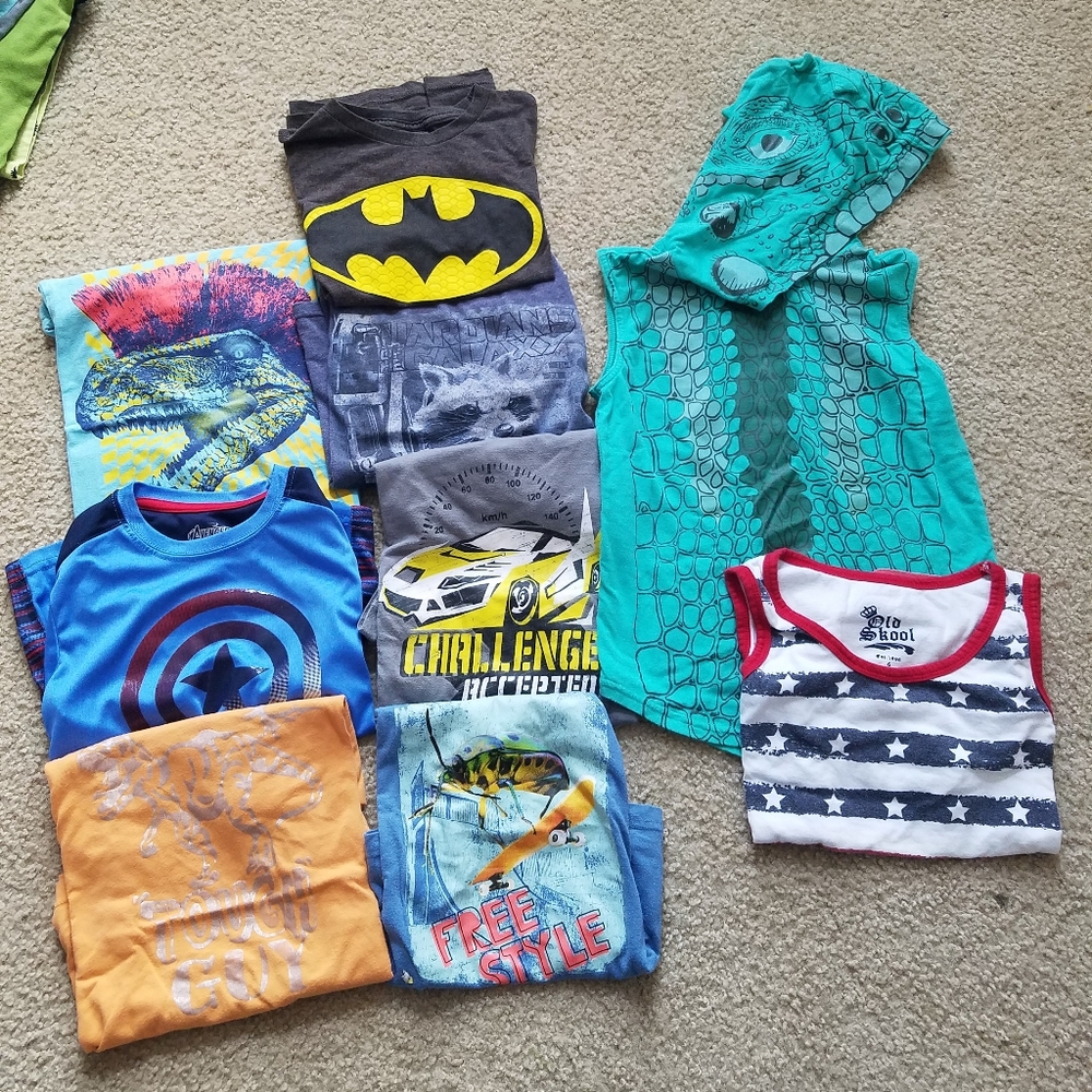 Boys 6 7 6/7 Summer Shirts